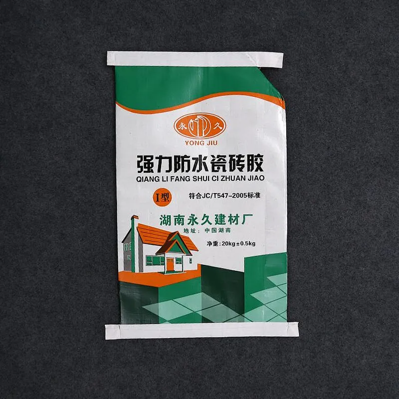 Custom wholesale self-styled paper plastic bag for ethanol, ceramic tile use