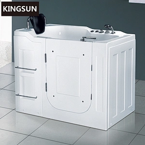 K-8104 Walk In Tub Shower Combo With Seat Bathtub For Disabled People