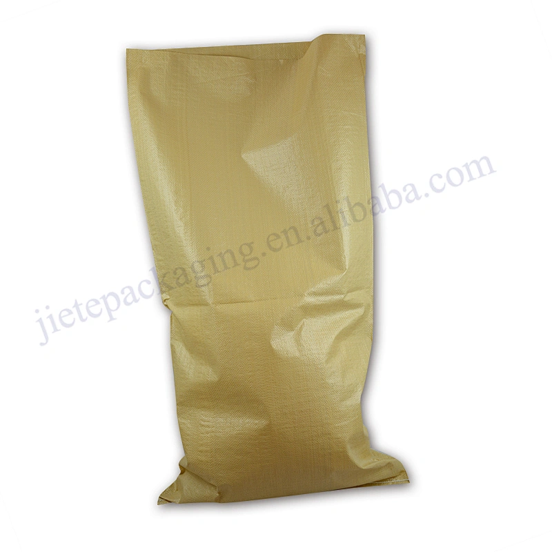 Cheap yellow pp woven trash bag plastic construction garbage bag