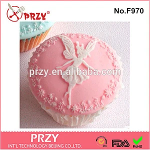 PRZY F970 High quality angel girl silicone cake mold factory price for sale