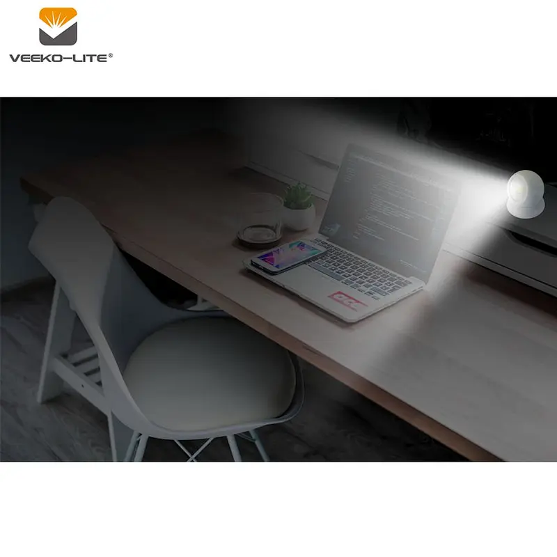 2018 New Style Hot Sale 3W COB LED Light Rotatable 3AAA Battery Night Light