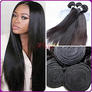 Hot !!! Top grade 10A Straight virgin brazilian hair extension (alibaba express made in china)