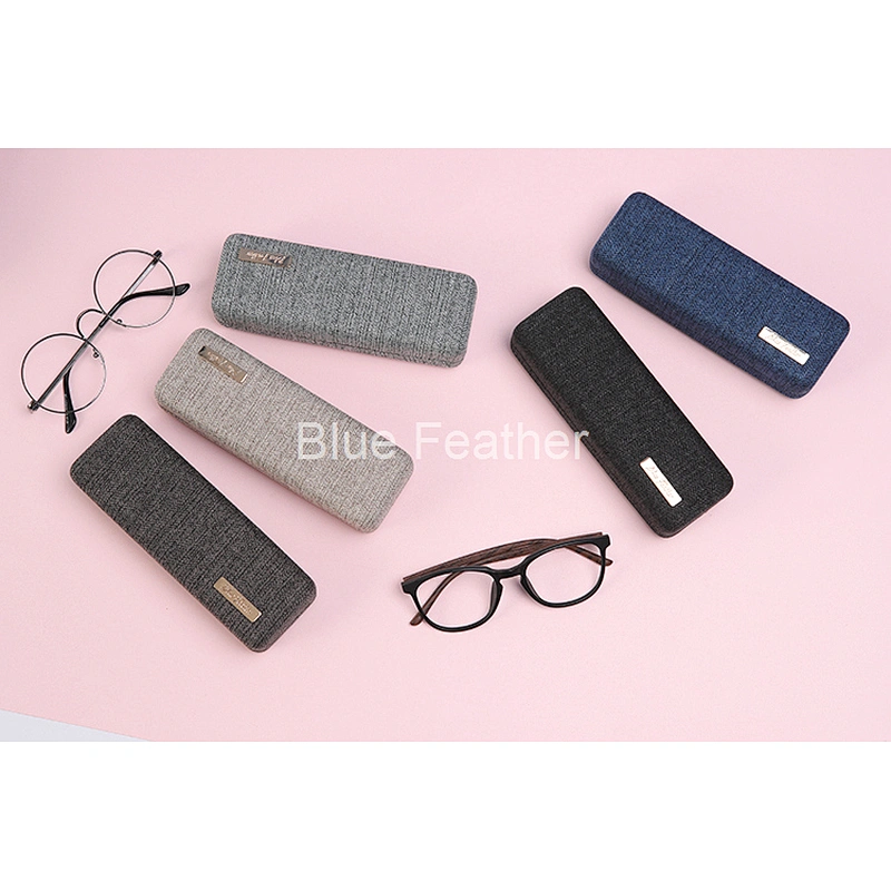 Gentleman Solid Color Squareness Eyeglasses Case for Men