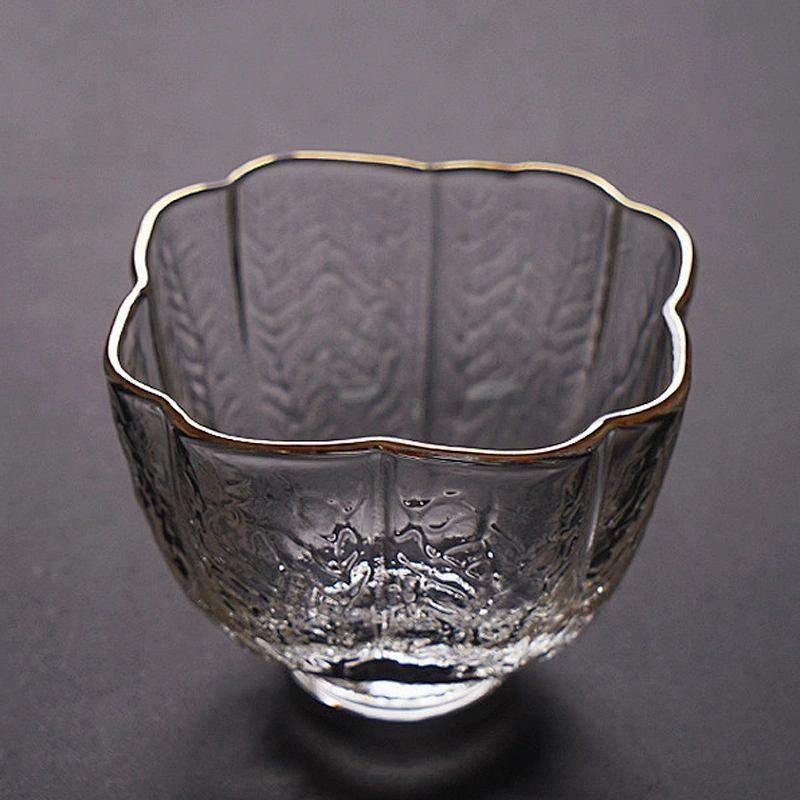 Handmade Glass Tea Cup with Handle Double Wall Glass Coffee Tea Beer Glass Cup