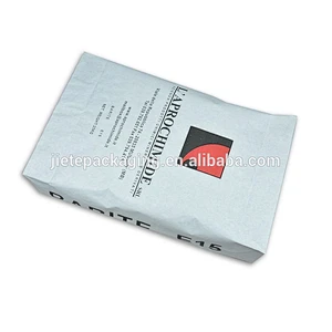 Low cost custom order square bottom kraft paper bag with logo printing for packing flour 25kg