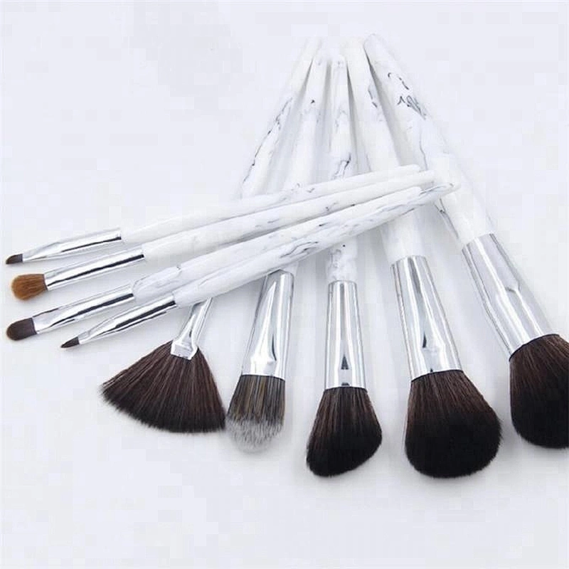 9pcs synthetic hair makeup blush brush set