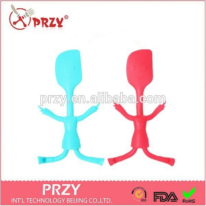 Silicone Tools Man Shape Cake scraper