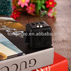 Hand Spinner Fidget Cube With Button Anti Irritability Toy