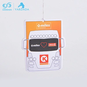 Make hanging paper cheap car air freshener