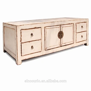 Chinese antique living room furnitures rustic tv stands