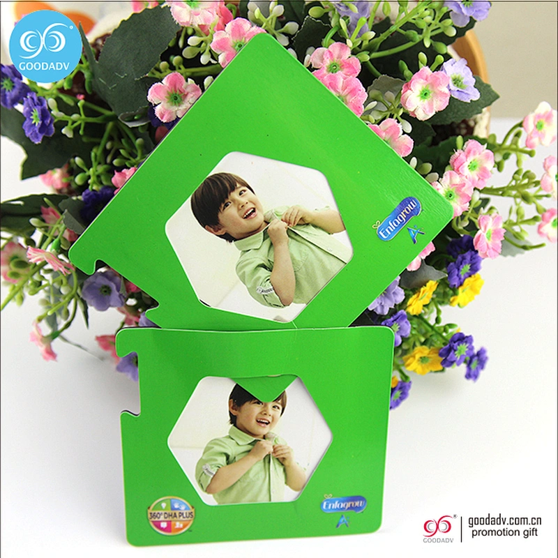 Personalized die -cut promotional custom logo magnetic sexy photo frame