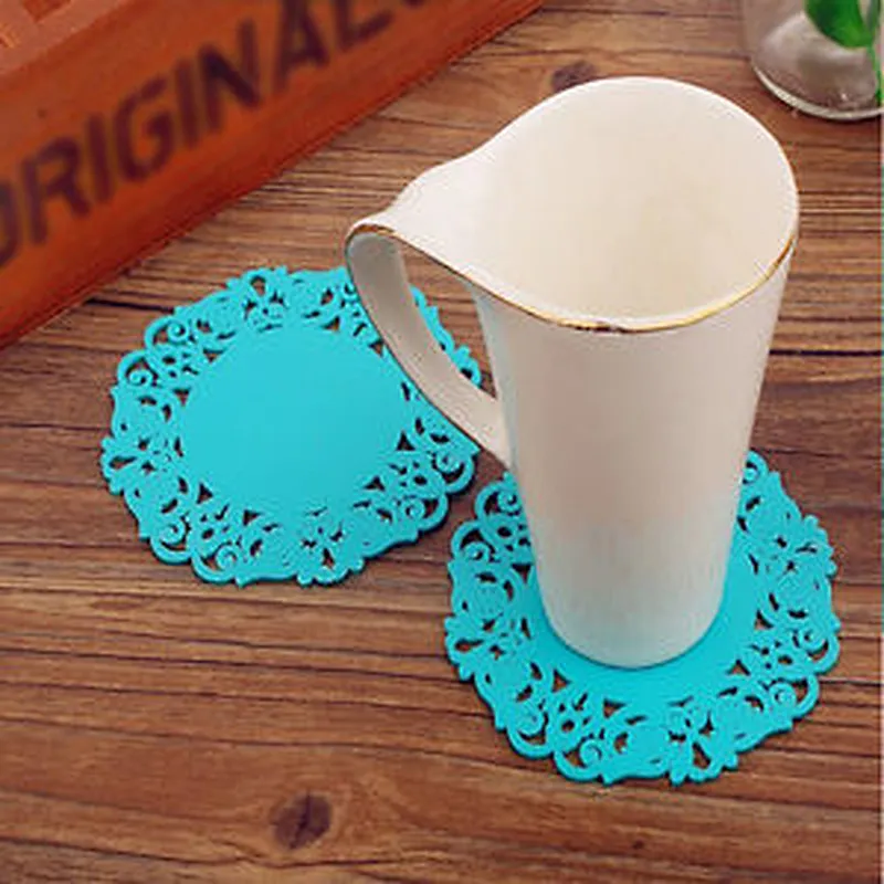 Excellent PVC Multiple colors customizable mug mats