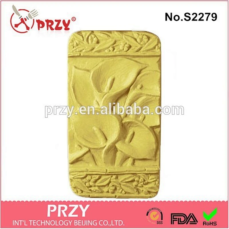 Lilies silicone soap molds for soap making