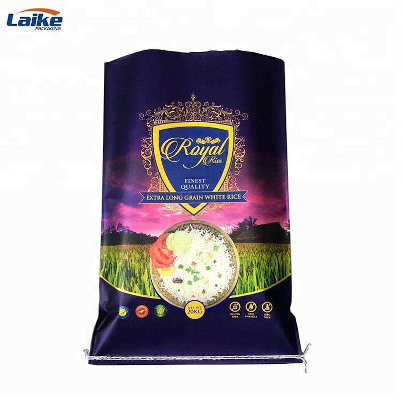 China pp woven bag of rice,rice bag size 10kg ,polypropylene rice bag pp woven