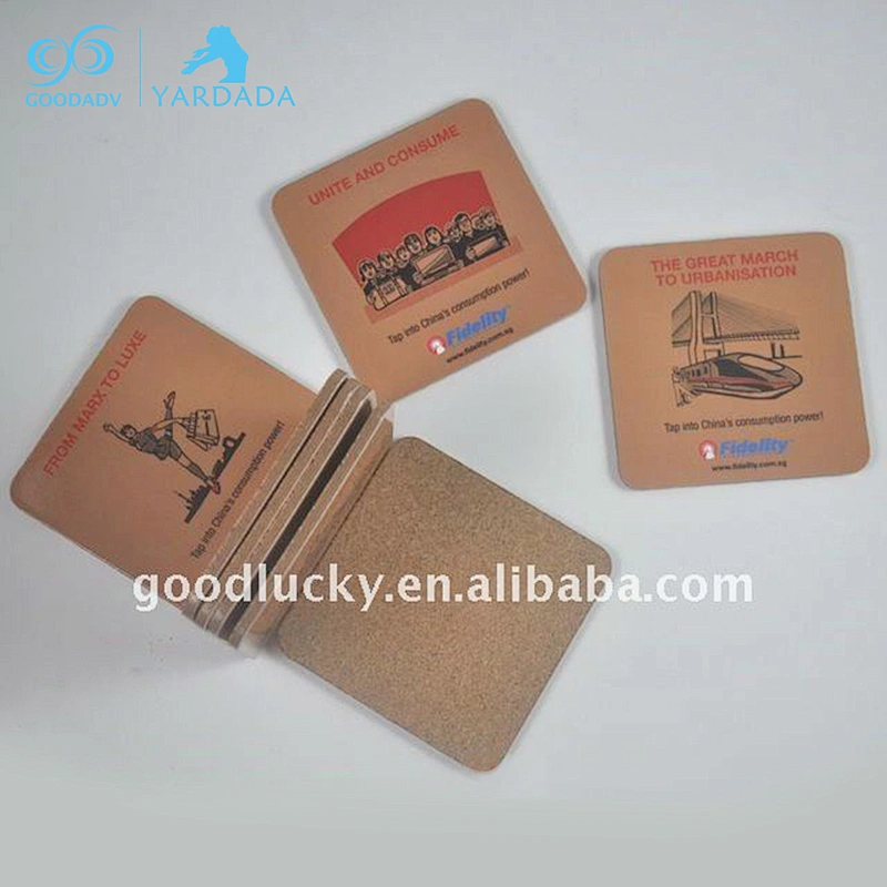 High quality custom printing square drink mdf coaster