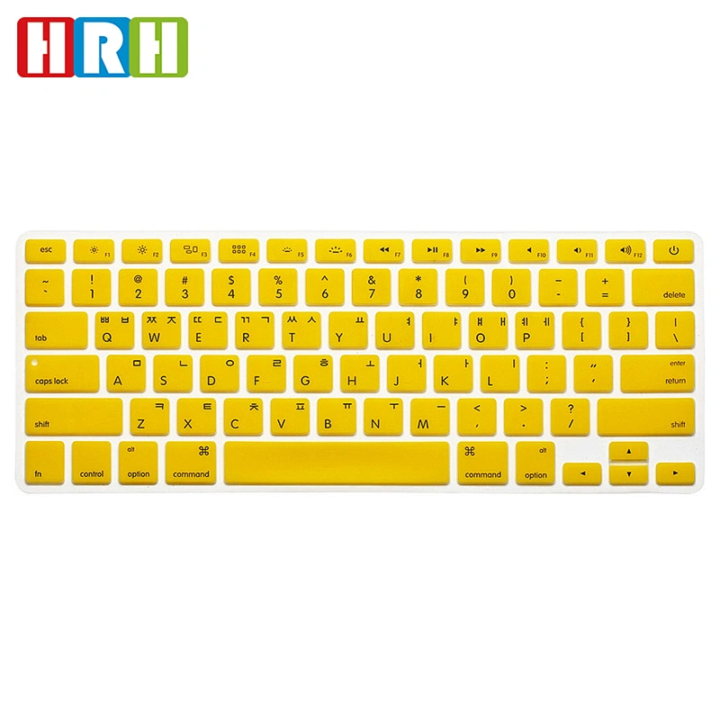 Silicone US Keyboard Protector Cover Skin korean keyboard skin for macbook new pro 13Pro Air Retina 13 15 17