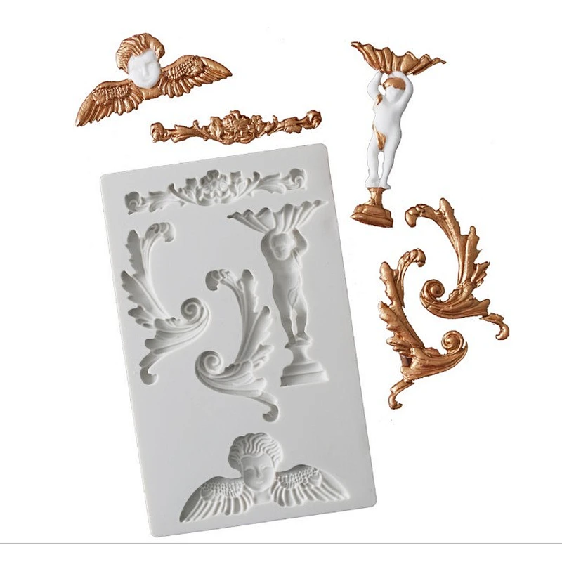 European Embossed Totem silicone fondant mold Cake chocolate mold PRZY