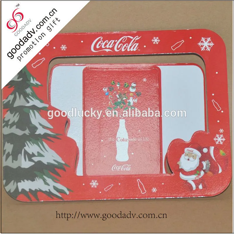 Newest colorful printable logo paper magnetic picture frame