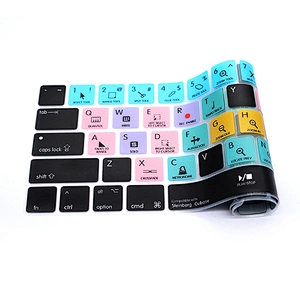 Ali baba Website Waterproof Steinberg Cubase Shortcuts Silicone Keyboard Skins for MacBook Pro Touch A1706 A707 Display