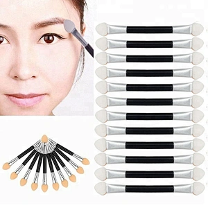 Double-end Eyeshadow Eyebrow Sponge Brush Applicator
