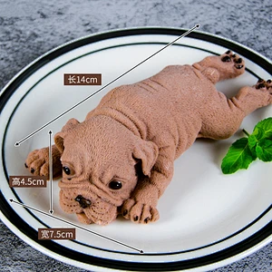 3D Shar Pei Silicone Cake Molds Chocolate Puppy Dog Soap mold Mousse Ice Cream mould