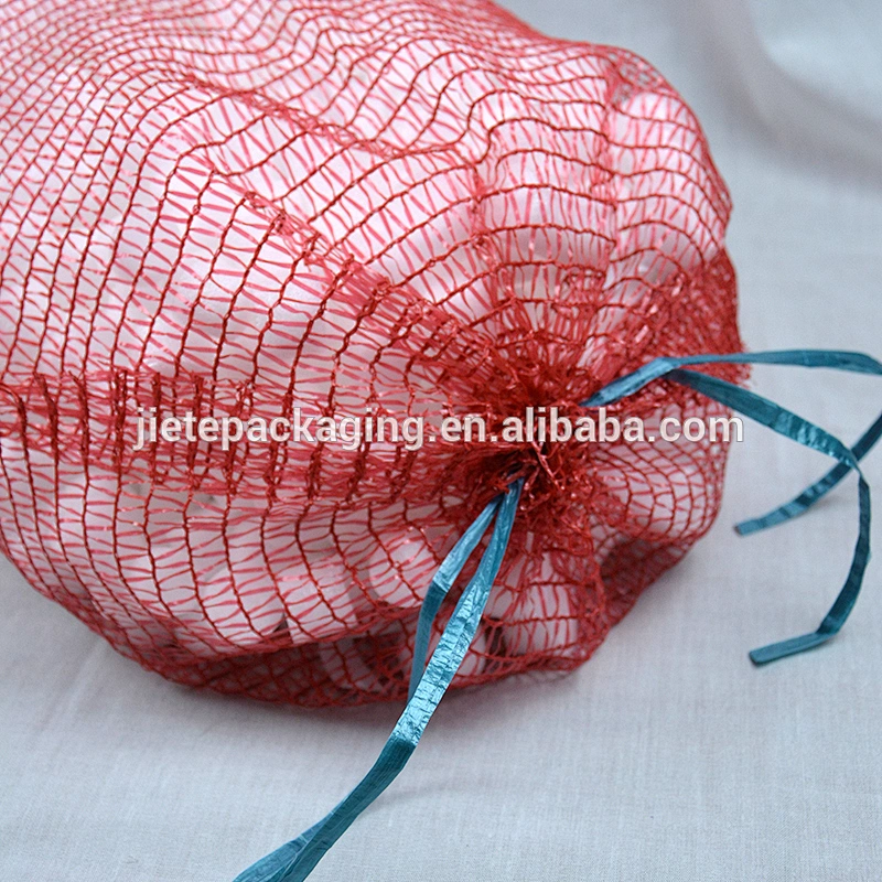 Agriculture use plastic raschel mesh net bag for packaging orange,onion,garlic,vegetables