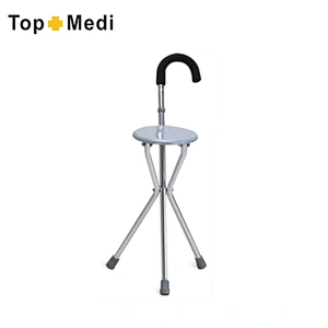 Triangle Stable Structure Anti-Slid Walking Cane Aluminum Crutch Walking Stick For Elderly