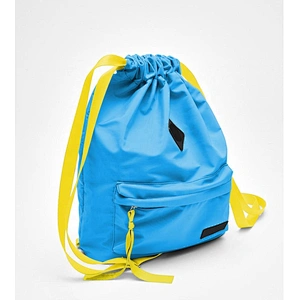 Factory Polyester Drawstring Shoe Bag With White Logo