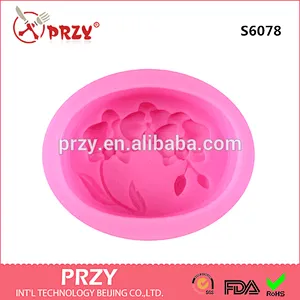 DIY Flower character silicone soap mold/handmade soap molds