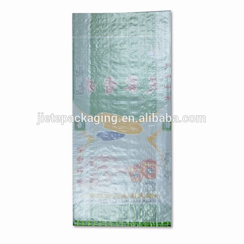 Attractive price custom weave rice packaging plastic pp woven bag 25kg