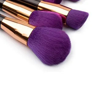 2018 hot sell soft makeup brush set with 15pcs professional makeup brush