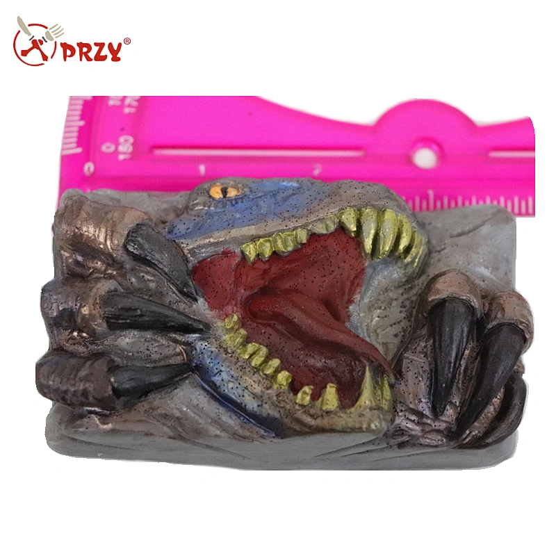 Jurrasic World inspired Hand painted soap Dinosaur party Handcrafted soap silicone mold