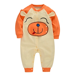 Fashionable Design Multi-color Spring Autumn Long Sleeve Baby Clothes Romper Cotton boy and girls jumpsuit