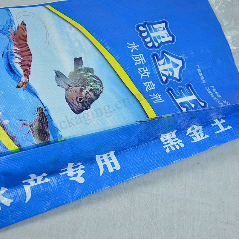 Moistureproof milde printed 10kg pp woven feed bag with PE lining for fertilizer,chemical,cement,tile adhesive and sugar