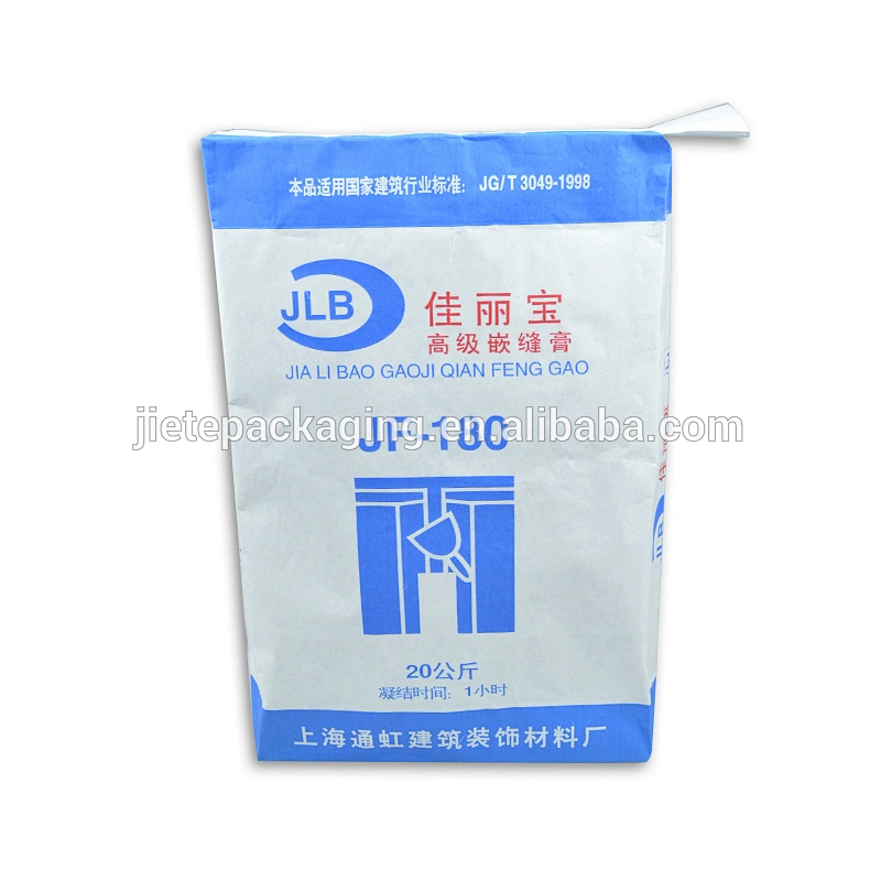 block bottom kraft paper valve bag packing building materials