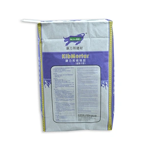 kraft paper block bottom valve bag for packing putty, mortar, glue, cement packaging bag