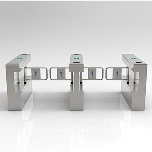 Hot Sale Security Access Control Gate Stainless Steel Auto Swing Gate Barrier For Supermarket