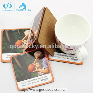 Custom design printing beer coaster, promotional wine drink coasters