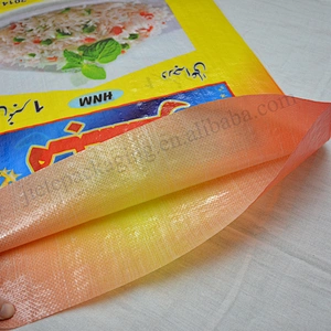 Factory supply 25kg plastic basmati rice bag for grain,flour,feed