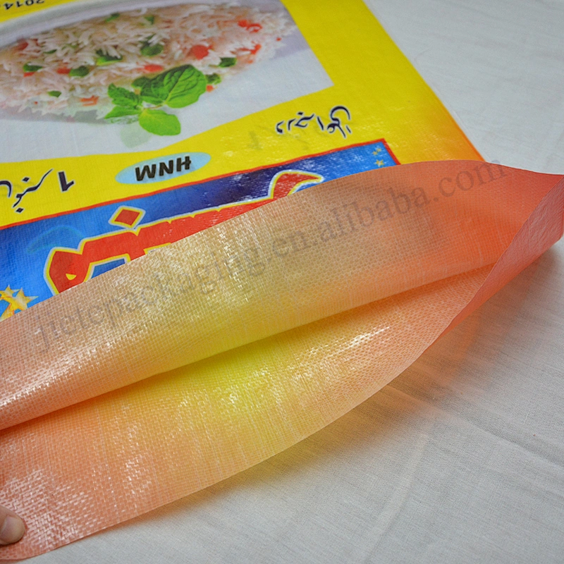 Factory supply 25kg plastic basmati rice bag for grain,flour,feed