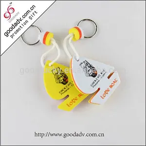 high quality cheap price EVA key chains custom logo/color/shape key fobs