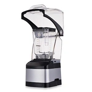 Multifunctional heavy duty large capacity commercial blender with sound cover and stainless steel blade