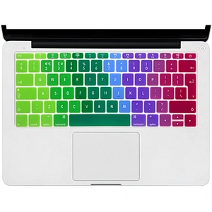 Rainbow Keyboard Cover English Laptop Keyboard Skin keyboard protector for MacBook Pro 13