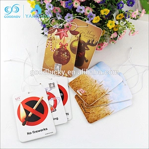 promotional customized design car air freshener ,paper air freshener