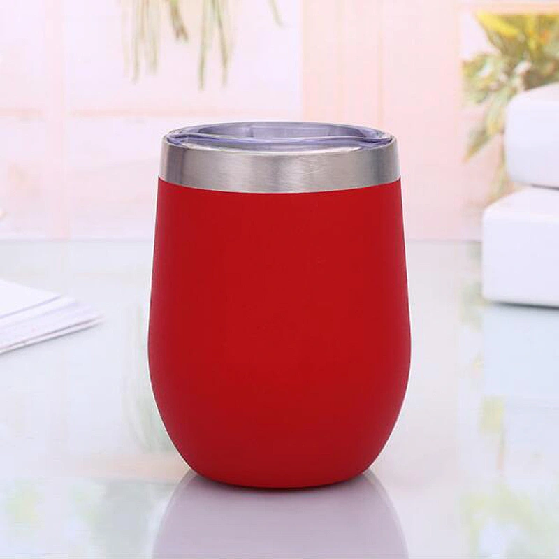 Multicolor FDA 12 oz Vacuum Insulated Stainless Steel Cup with Lid