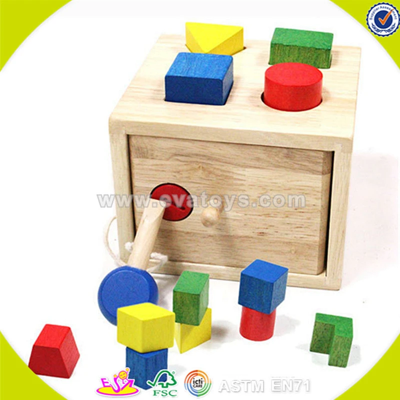 wholesale new fashion knocking toys for kids wooden hammer and pegs toy W11G008