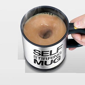 Lazy Self Stirring Mug protein shaker bottle 400ml Auto Mixing Coffee Cup