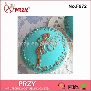 cake decorating angel girl fondant silicone mold silicone cake mold cake tools