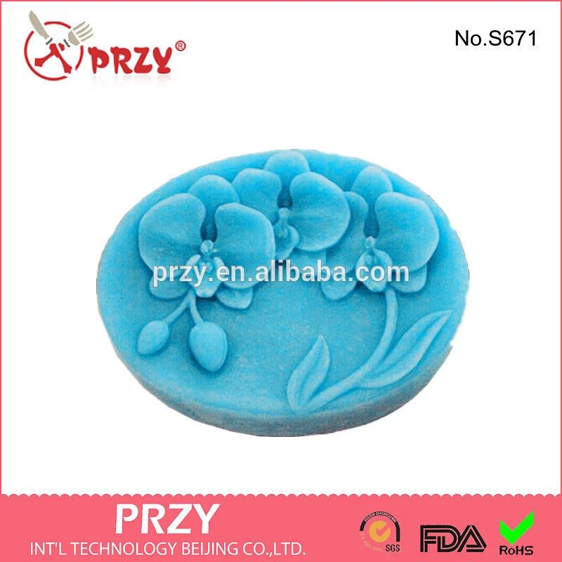 Flower silicone mold for soap , silicone mold soap