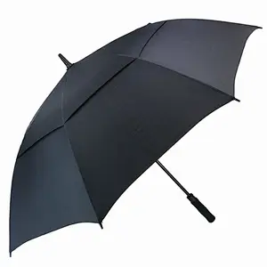 windproof مزدوجة مظلة كبيرة التهوية ماء التلقائي مظلة مفتوحة للجولف windproof